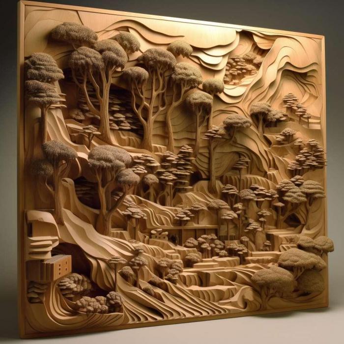 نموذج ثلاثي الأبعاد لآلة CNC 3D Art 